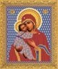 Рисунок на ткани для вышивания бисером Бис 373 "Прсв. Богородица Владимирская"