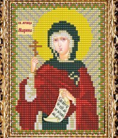 Набор для вышивания бисером ВБ-133 "Икона Св. Мученицы Марины" Набор для вышивания бисером ВБ-133 "Икона Св. Мученицы Марины"