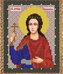 Набор для вышивания бисером ВБ-206 "Икона Святой Василисы"