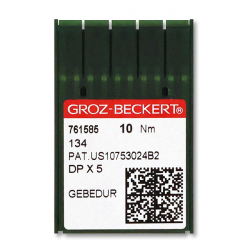 Иглы GROZ-BECKERT DPx5 для промышленных швейных машин, прямострочка (тефлон)