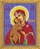 Рисунок на ткани для вышивания бисером 403М "Прсв. Богородица Феодоровская"