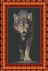 Канва для бисера КБЖ-2004 Волк