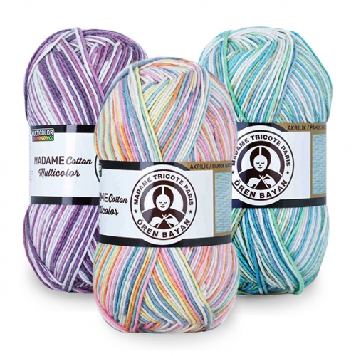 Пряжа Madame Tricote Madame Cotton Multicolor