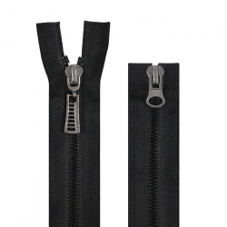 Молния трактор разъемная т.5 2-х бегунковая (японский зуб) 70см. (1/25)