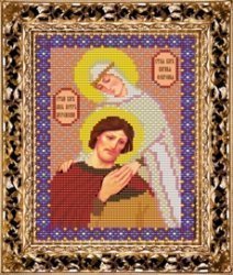 Набор для вышивания бисером СВБ-328 " Икона Святых Петра и Февронии Муромских"
