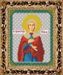 Набор для вышивания бисером ВБ-154 Икона Святой Праматери Евы