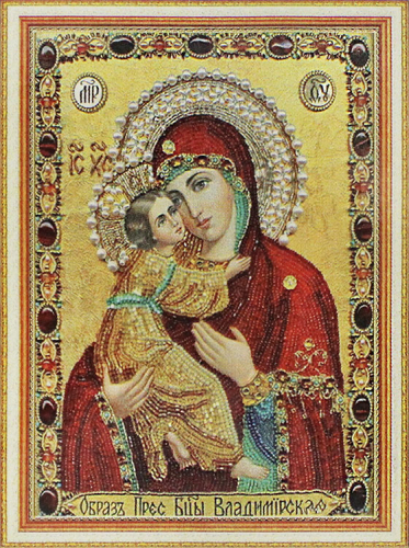 Алмазная мозаика 023Q "Донская икона Божией Матери" (20х30) Алмазная мозаика 023Q "Донская икона Божией Матери" (20х30)