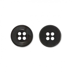 Пуговица №626 брючная 24L (тёмно-серый) 1/1000 шт