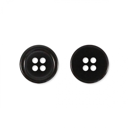 Пуговица брючная №A001 24L чёрный глянец 1/500 шт Пуговица брючная №A001 24L чёрный глянец 1/500 шт