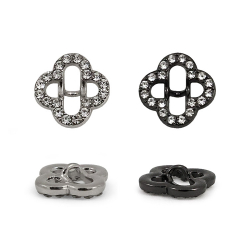 Пуговица со стразами B40/44 (12 мм) 1/25 шт