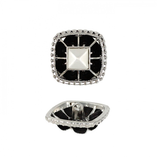 Пуговица со стразами и камнями (№2) 1/10 шт