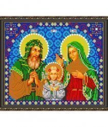 Рисунок на ткани для вышивания бисером Бис 449 «Св. Иоаким и Анна»