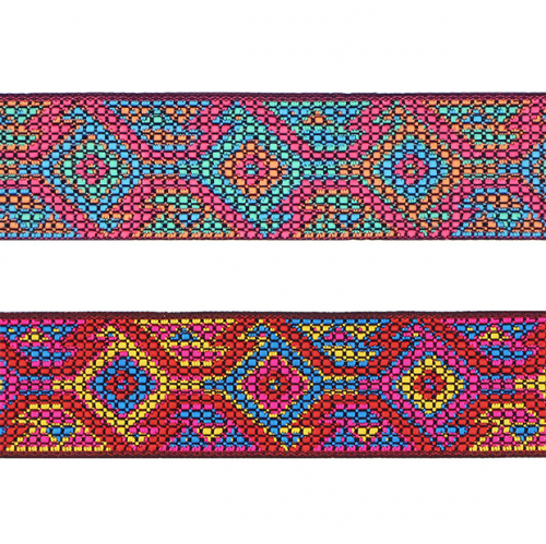 Тесьма жаккард №R4559 ш.3 см 1/9 м